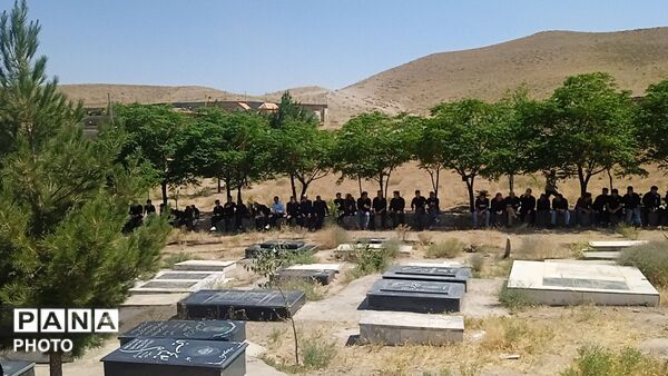 مراسم ختم شهید مصطفی حسینی در روستای سید آباد 
