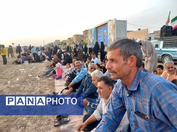 بازسازی واقعه غدیر در محله شهر قائم قم