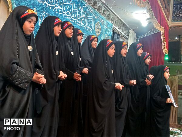 اجتماع بزرگ دختران سید علی در مهدیه شهرستان نیشابور 