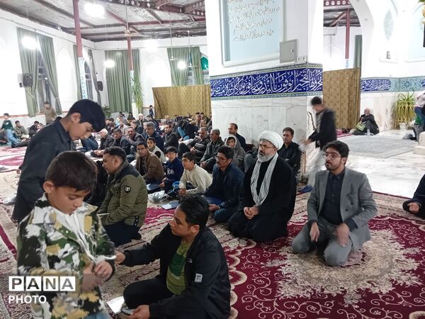 عزاداری احیای بیست و سوم در امامزاده سید محمد کاشمر