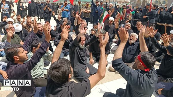 عزاداری سالروز شهادت امام حسن عسگری(ع) در مسجد جمکران