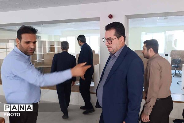 بازدید مدیران کل آموزش و پرورش و نوسازی مدارس از دبیرستان سبز فردوسی بجنورد