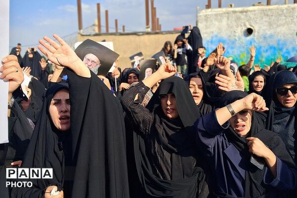 تجمع بزرگ مردمی بیعت با سومین رهبر انقلاب امام آیت‌الله سید مجتبی خامنه‌ای در شهرستان باشت
