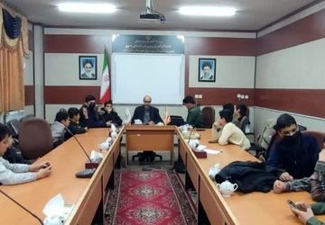 جلسه هم اندیشی خبرنگاران پانا در شهرستان خلیل اباد