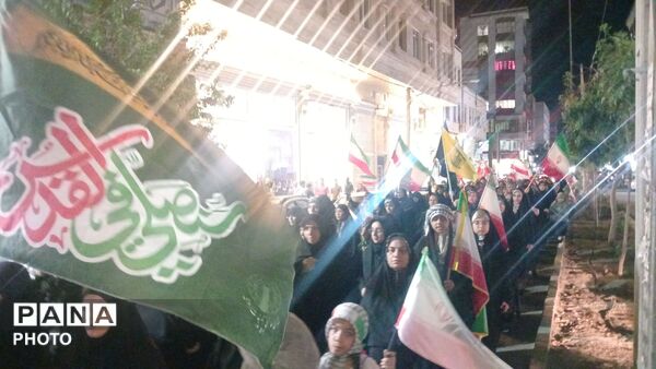 شصت ونهمین شب از راهپیمایی باشکوه مردم فردیس