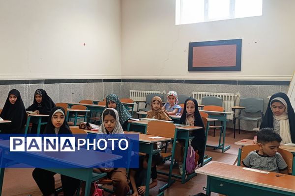 تابستانی معنوی برای دانش‌آموزان در دارالقرآن معراج شهرستان پردیس 