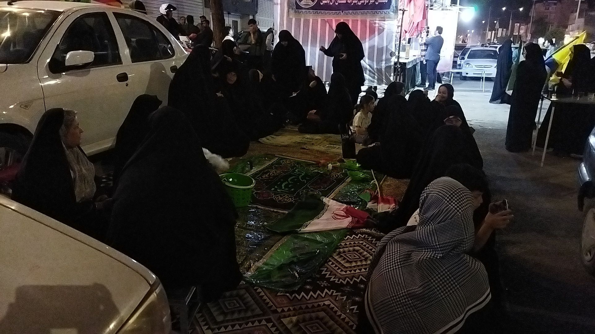 سفره صلوات در اجتماعات مردمی نیشابور 
