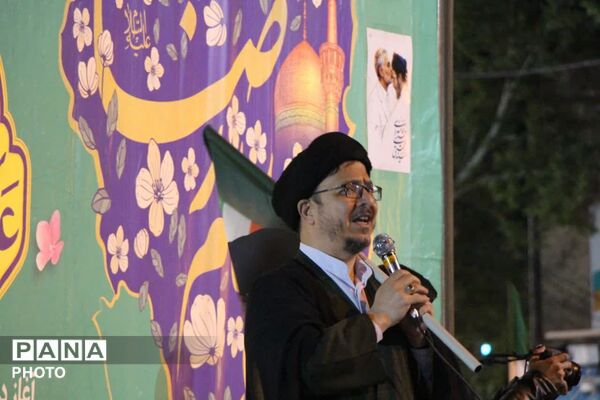 آسمان سامان، امروز رنگِ حرم را به خود گرفت
