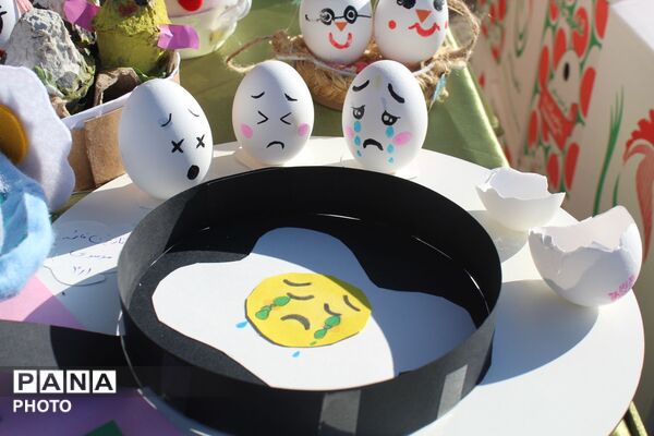مراسم روز جهانی تخم مرغ در مدرسه زکریا رازی ناحیه 2 کرج و شهرستان فردیس