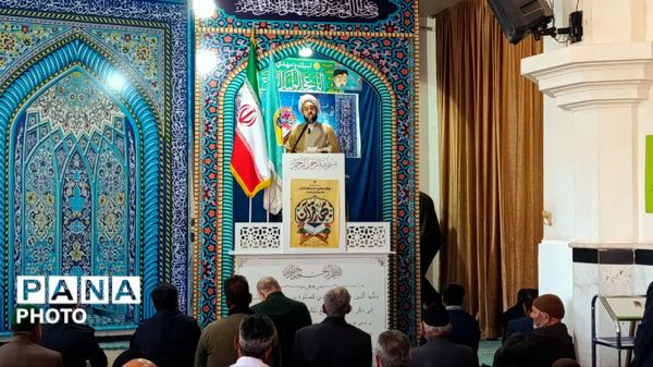 نخستین نماز جمعه ماه مبارک رمضان در شهرستان خلیل‌آباد 