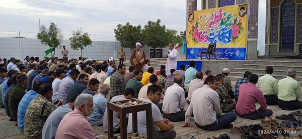 حضور پُر‌شور مردم بوموسی در نماز عید سعید فطر