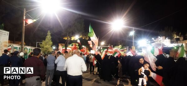 شبی دیگر از اجتماعات با شکوه مردم غیور شهرستان کاشمر 