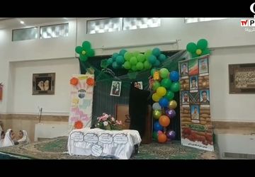  آشنایی دانش آموزان دبستان شاهد پوررضایی با پدافند غیر عامل