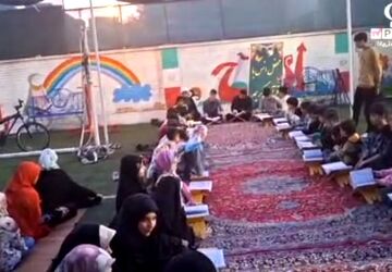 مراسم محفل انس با قرآن کریم در شهرستان گرمسار 