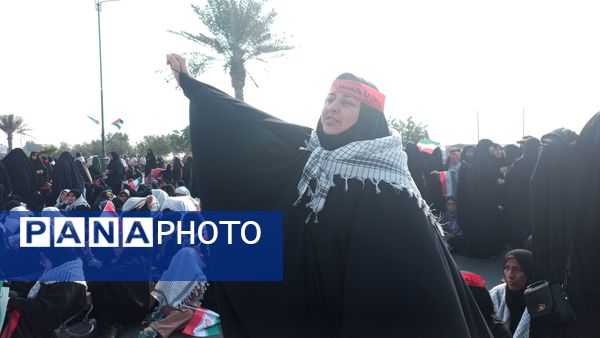 تجمع بسیجیان در بندرعباس