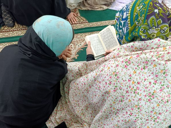 اعتکاف دانش‌آموزی در شهرستان سملقان 