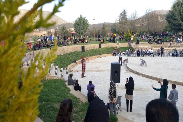 جشن نوروزگاه در پارک ساحلی یاسوج 
