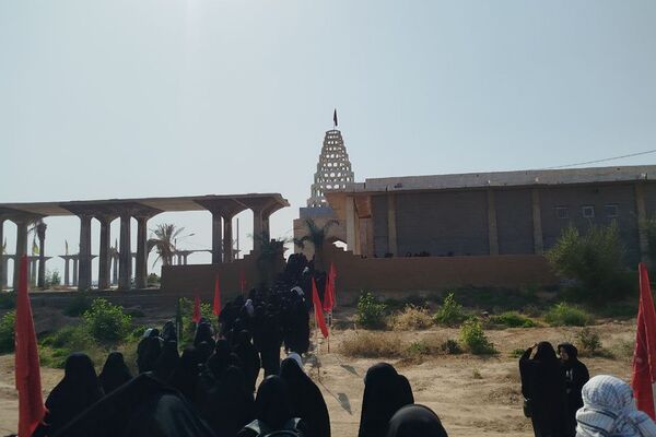 ورود کاروان راهیان نور دختران پیشوا به سرزمین حماسه