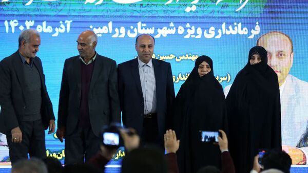 مراسم معارفه فرماندار ویژه شهرستان ورامین