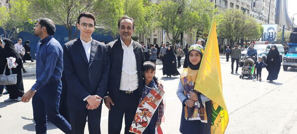 راهپیمایی روز قدس با حضور مسئولان اداره‌کل آموزش‌وپرورش استان خراسان رضوی