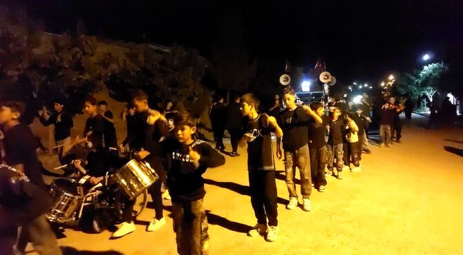 هیئت دانش آموزی در روستای بلقان آباد