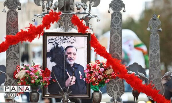 تشییع باشکوه پیکر مطهر شهید اردشیر رئیسی 