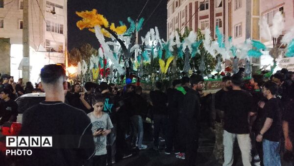 عزاداران ایاعبدالله‌الحسین، شب تاسوعا فردوسیه شهریار
