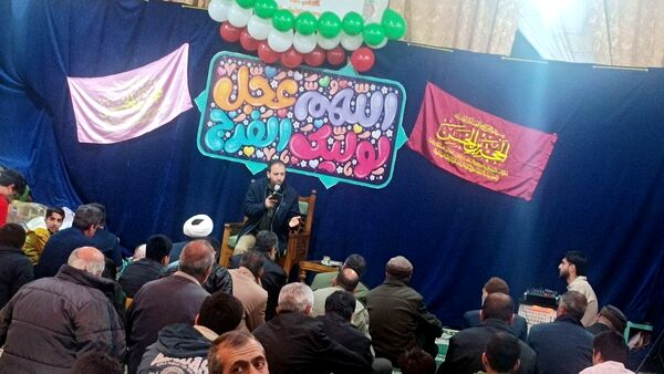 مراسم ولادت امام زمان (عج) در مسجد نینوای نیشابور 