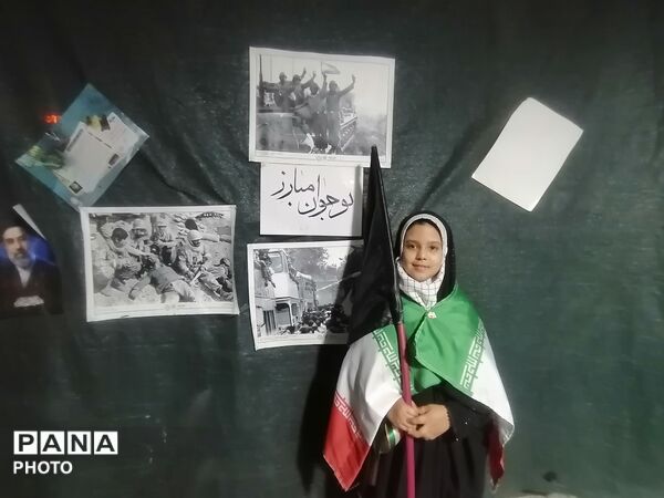 حضوردانش آموزان در موکب سازمان دانش آموزی در هشتاد و هفتمین شب تجمعات