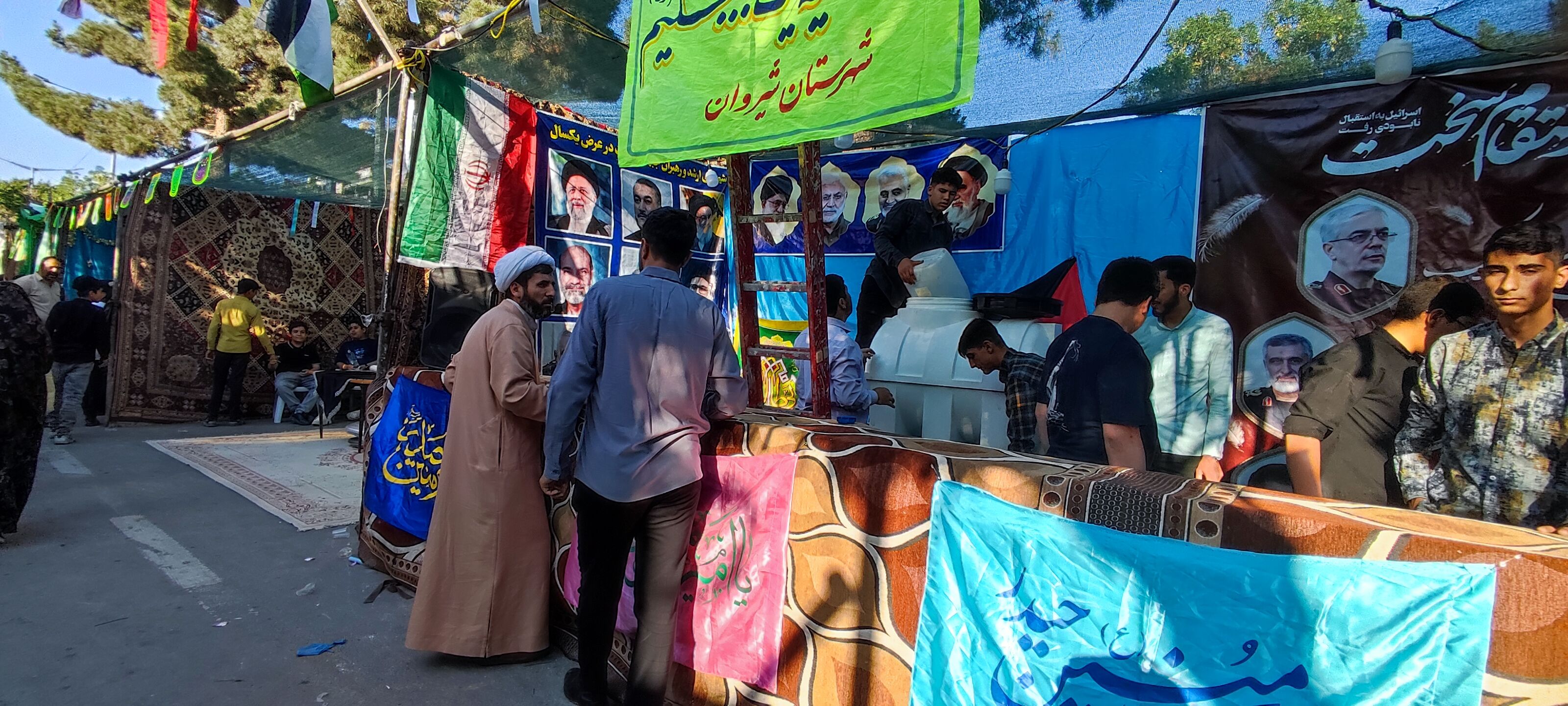 جشن بزرگ عید غدیر در موکب های شیروان