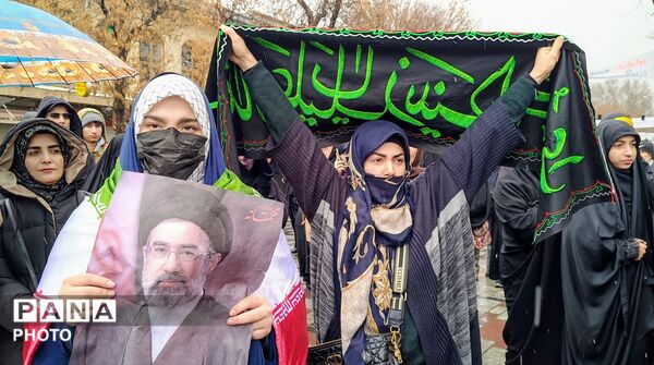 حضور نوجوانان همدان  در روز جهانی قدس