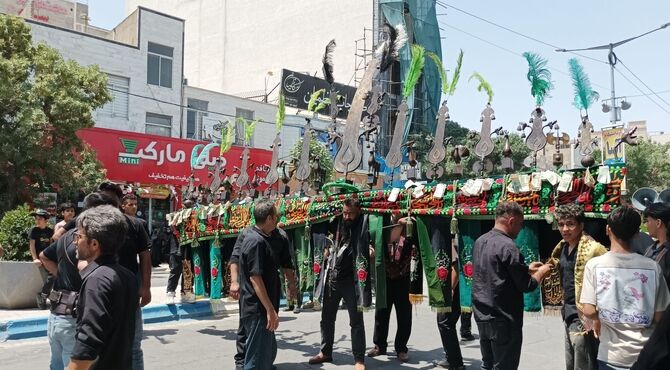 برگزاری مراسم عاشورای حسینی در شهرستان شیروان