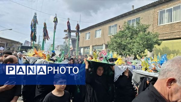 تشییع پیکر شهید مدافع امنیت در میاندورود 