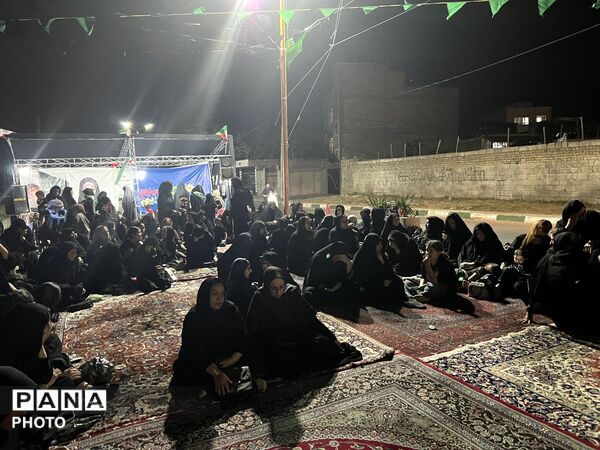 مراسم شور حسینی در ساوجبلاغ شهرک ینگی امام