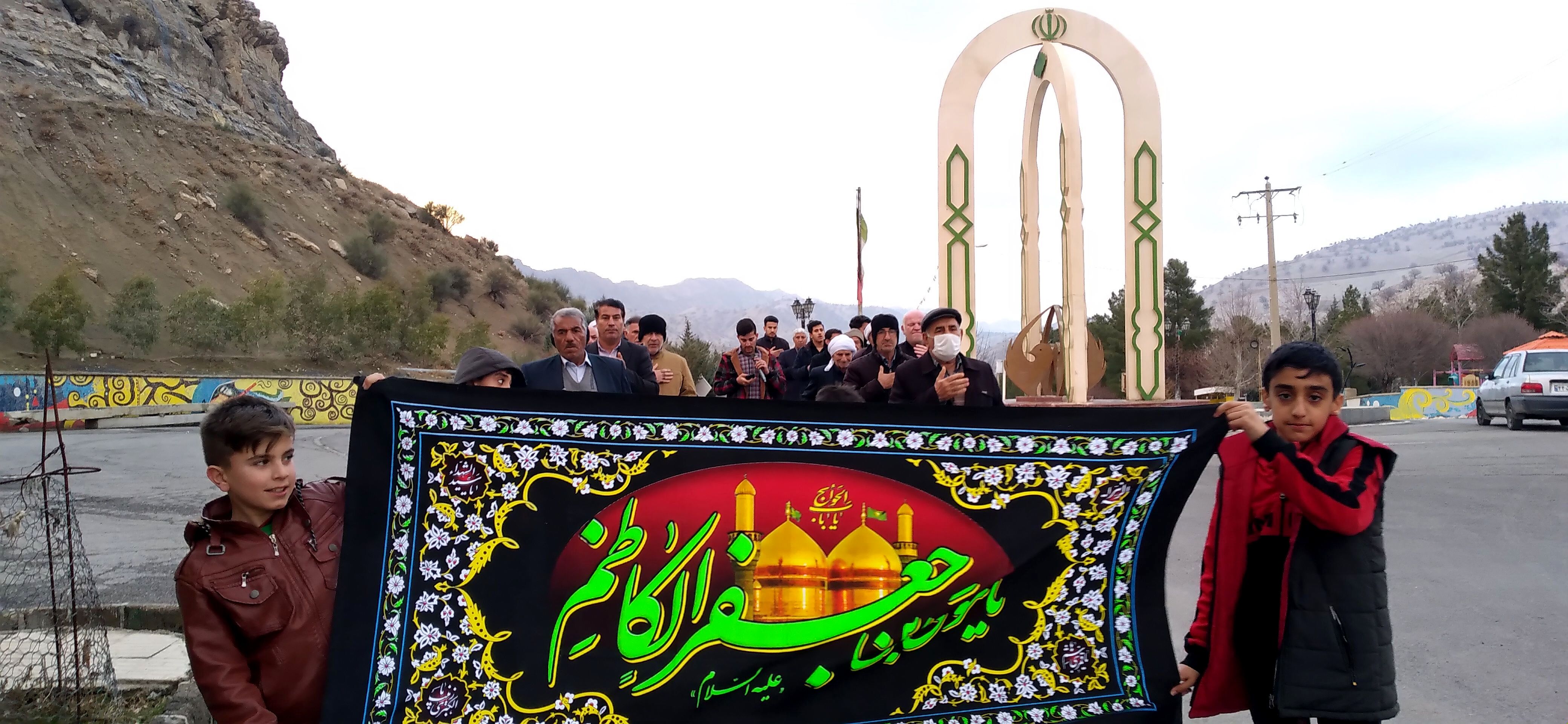 مراسم عزاداری شهادت امام موسی کاظم (ع) در بخش میمه