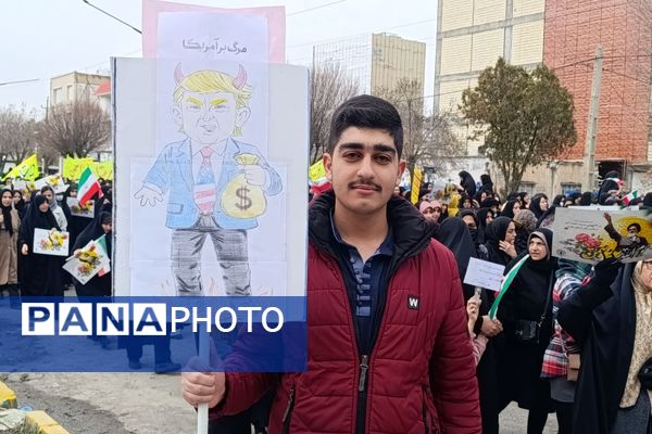 راهپیمایی باشکوه ۲۲ بهمن در اسلام‌آباد غرب