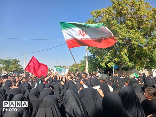 تشییع شهید قاسمی، شهید جنگ تحمیلی سوم