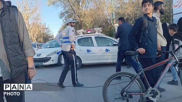 رزمایش دوچرخه سواری در شهرکرد