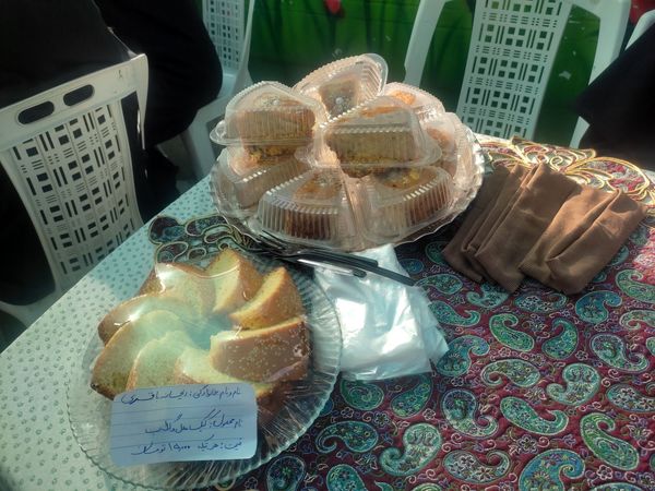 برپایی بازارچه دانش آموزی در دبیرستان فیاض شهرستان کاشمر 