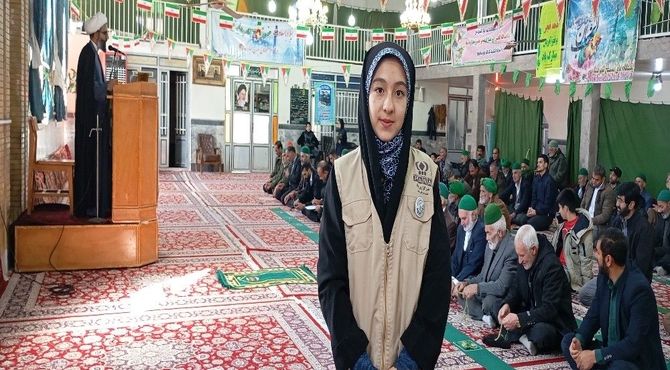 اقامه نماز عبادی،سیاسی جمعه همزمان با ایام دهه فجر در شهر بار نیشابور