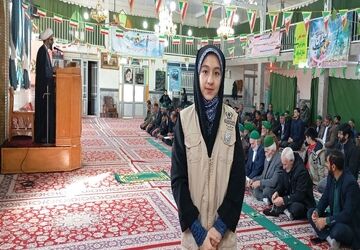اقامه نماز عبادی،سیاسی جمعه همزمان با ایام دهه فجر در شهر بار نیشابور