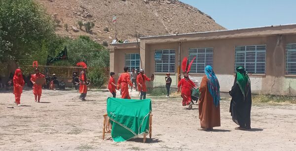 تعزیه خوانی واقعه عاشورا در روستای چکنه علیا خراسان رضوی 