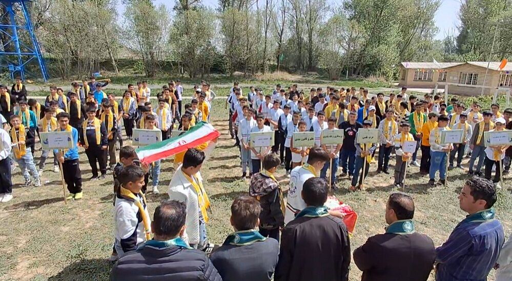 حضور430نفردانش‌آموزو310نفرمربی درفازدوم اردوی طرح تمشک وآموزش طرح مربیان کاردان