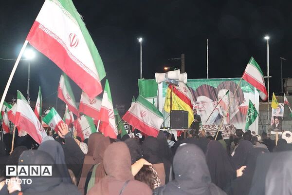 شامگاهی دیگر از حضور گرم مردمان باشتی در تجمعات