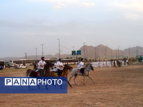 بازسازی واقعه غدیر در محله شهر قائم قم