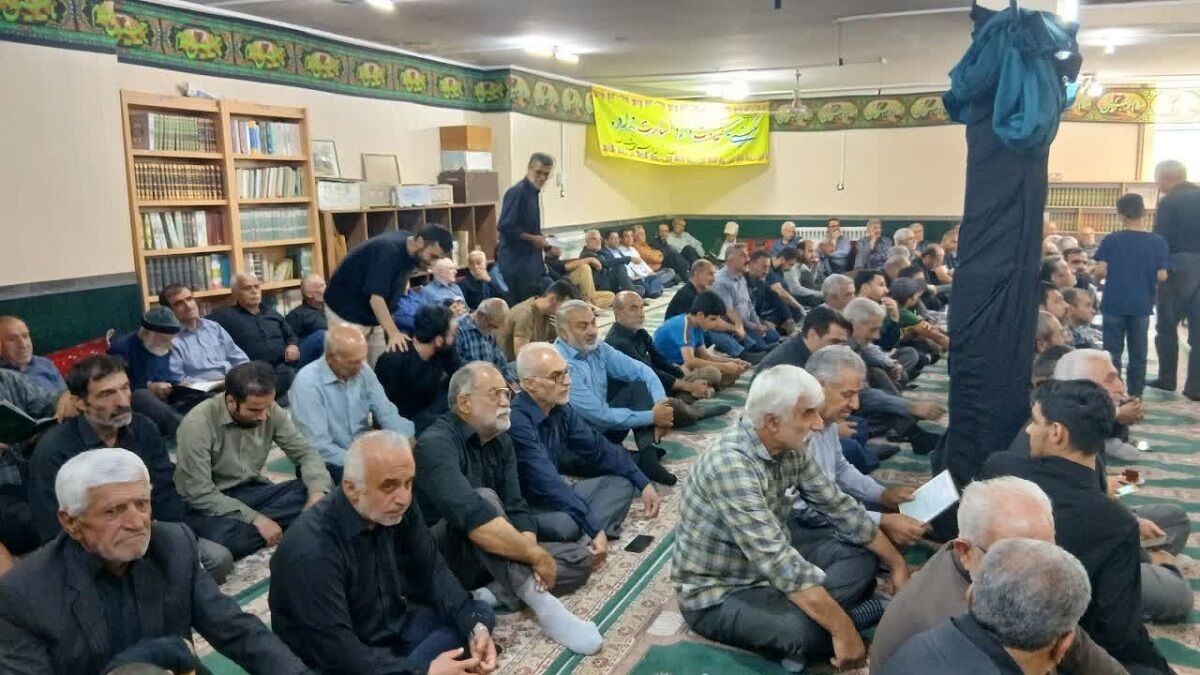 مراسم باشکوه یادبود شهدای روستای دیزان طالقان