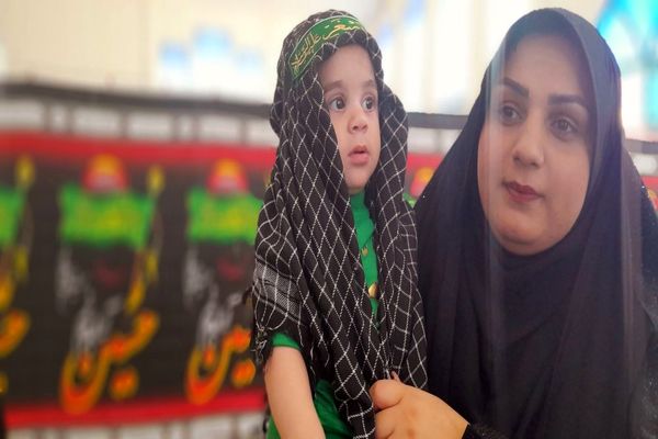 مراسم شیرخوارگان حسینی در شهرستان لنده