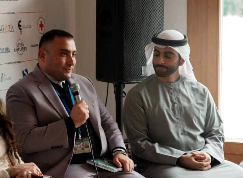 حضور کارآفرین ایرانی الاصل در اجلاس داووس