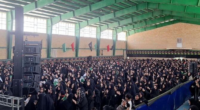 همایش شیرخوارگان حسینی به یاد لبهای تشنه امام حسین و فرزند شهیدش علی اصغر در شهر فردوسیه 
