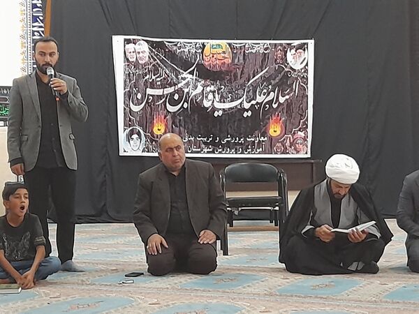 مراسم سوگواره احلی من العسل در هلیلان 